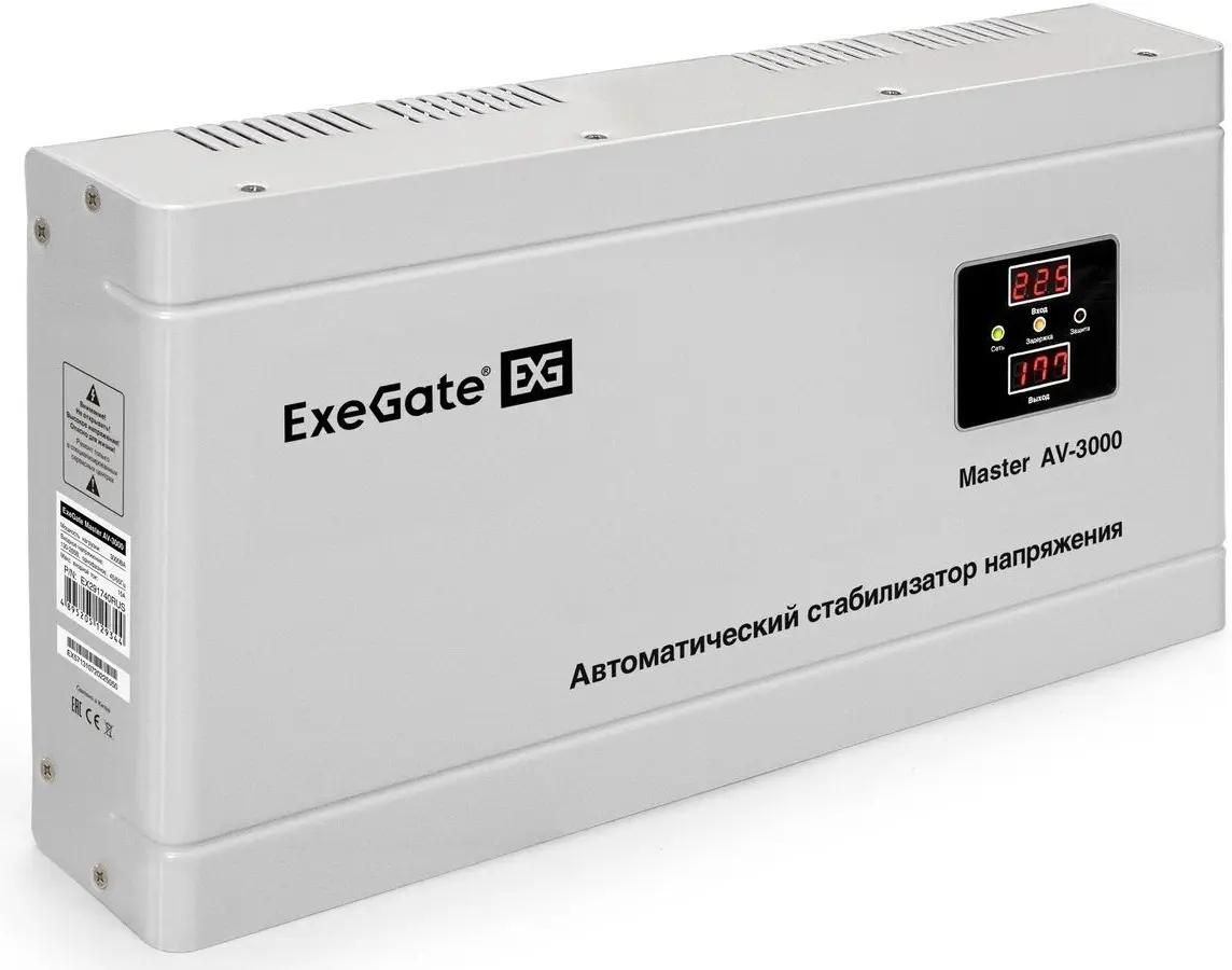 Стабилизатор напряжения EXEGATE Master AV-3000 белый [ex291740rus]